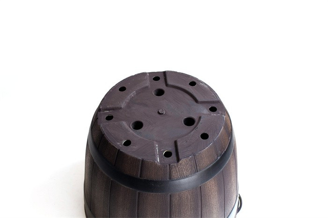 Plastic Wine Barrel Planter