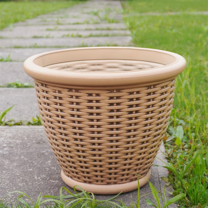 long flower pot rattan06