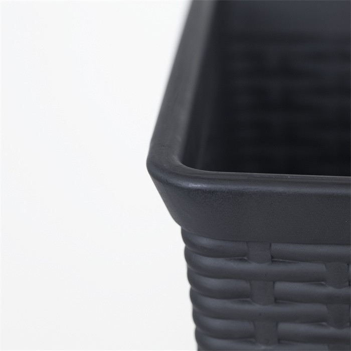 Imitation Wicker Style Flower Pot