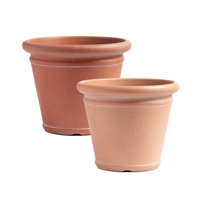 Colored Flower Pot With Logo