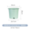 Cylinder Plastic Flower Pot