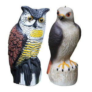 Plastic Owl Sculpture