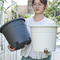 Cylinder Plastic Flower Pot