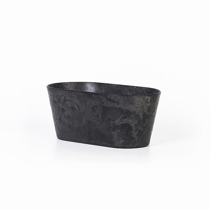 Oval Stone Plastic Pot