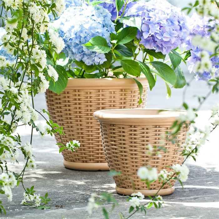 12" Rattan Plant Pot
