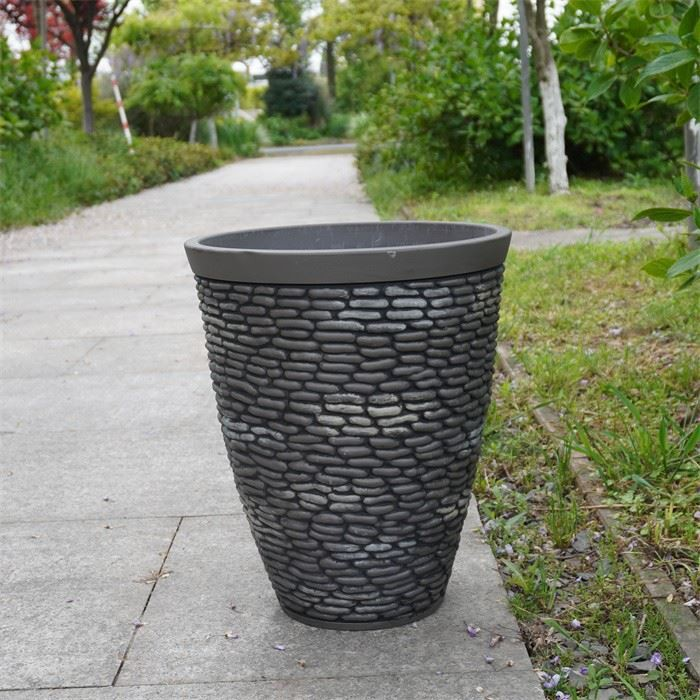 Flower Pots Plastic Decoration