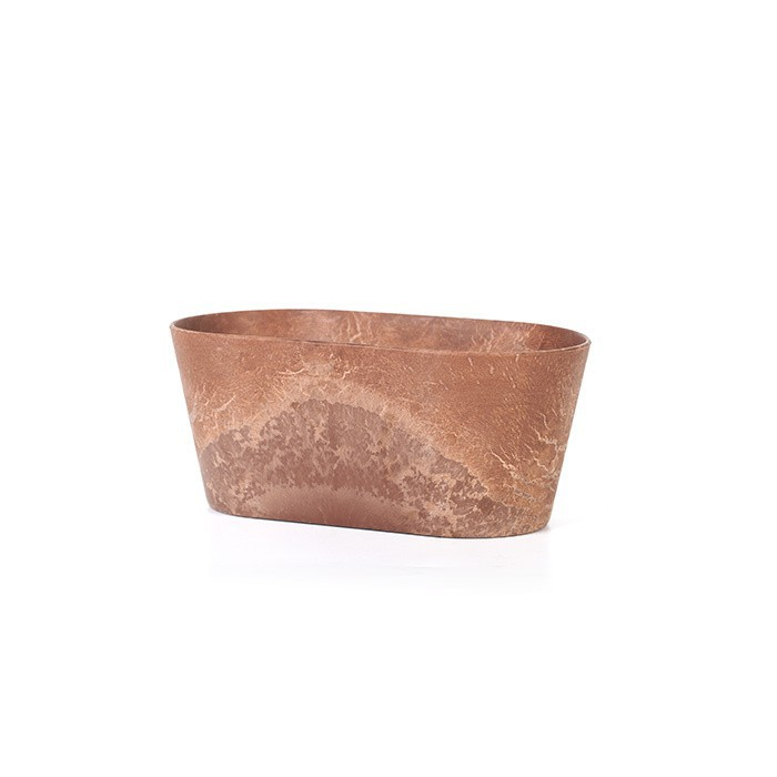 Balcony Oval Grey Planter