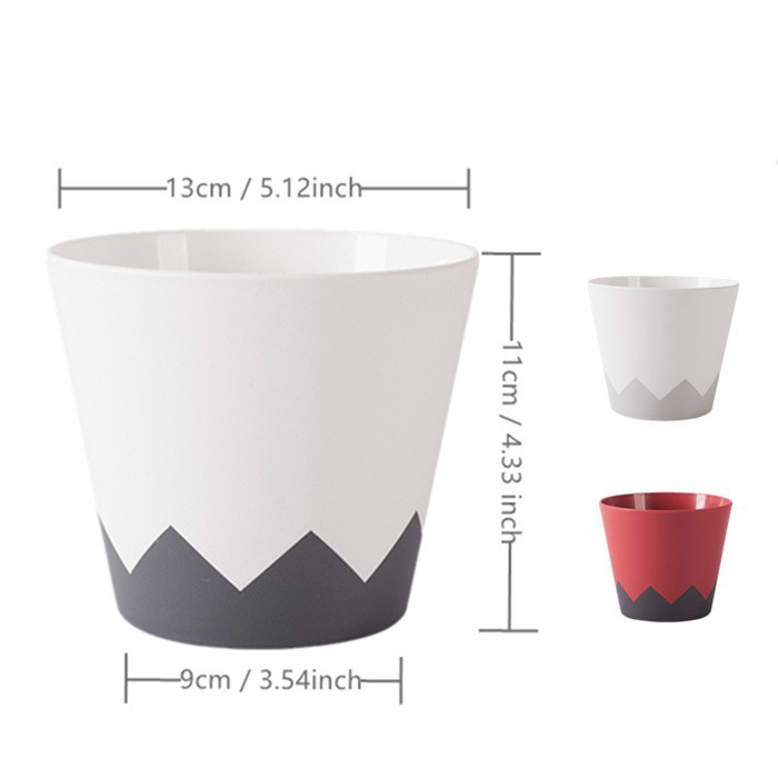 Compact Geometric Planter For Desk