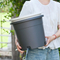 Cylinder Plastic Flower Pot