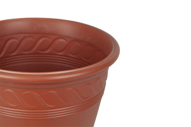 Spiral Decorated Plant Pots