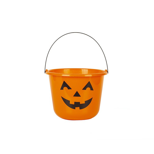 Halloween Orange Pumpkin Bucket