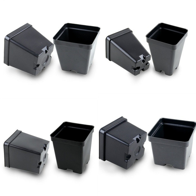 4" Square Co Ex Pot