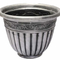 24" Carved Color Wash Planter