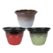 16" Glazed Plastic Planter