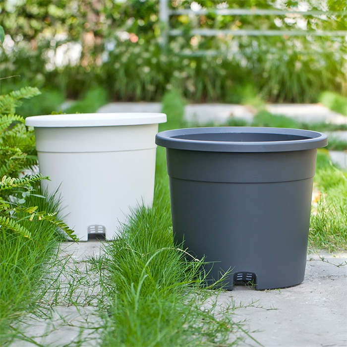 cylinder plastic flower pot07