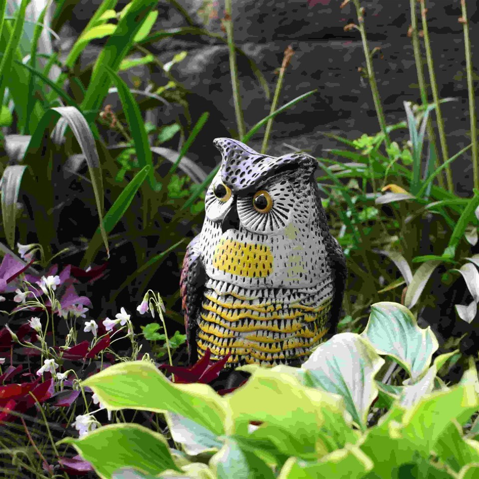 Plastic Owl Garden Ornaments
