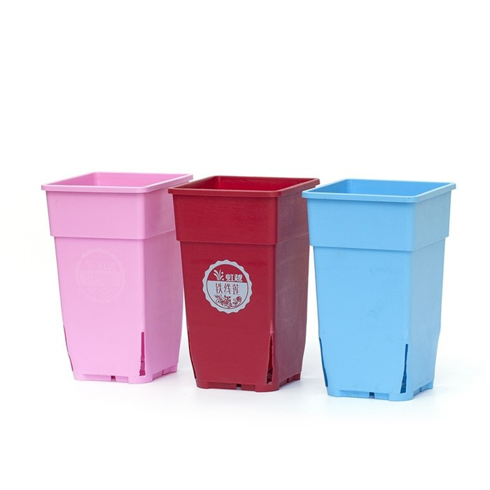 10L Square Plastic Planter