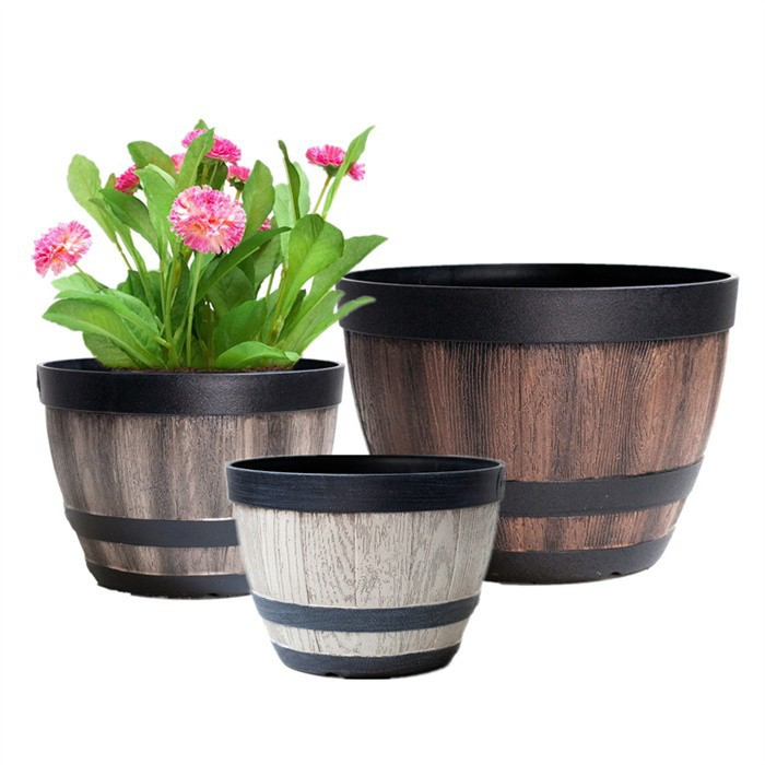 Rustic Bucket Planter