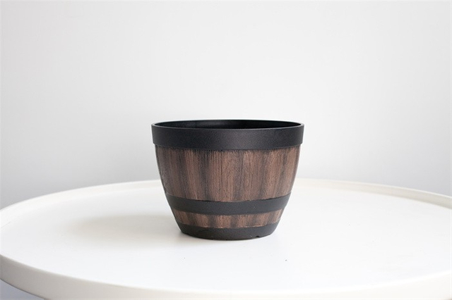 Imitation Wine Barrel Pot