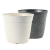 8 Inch PP Matte Boho Plastic Planter for Patio Garden