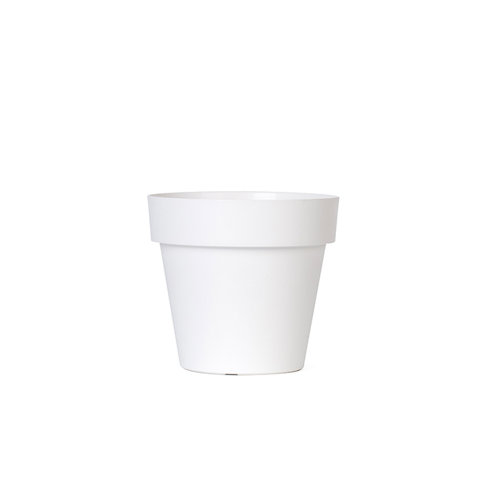 7 inch PP Smooth Minimalist Flower Pot for Indoor Decoration