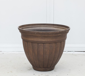 16 Inch EB Stone Look European Wide Opening Flower Pot for Garden