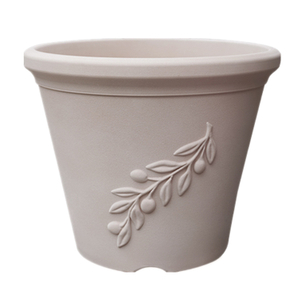 10 Inch HDPE Terracotta Look European Plant Pot for Indoor Garden