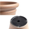 10 Inch HDPE Matte Finish Rustic Flower Pot for Outdoor Patio