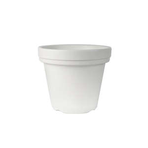 13 Inch HDPE Smooth Minimalist Nordic Flower Pot for Outdoor Garden