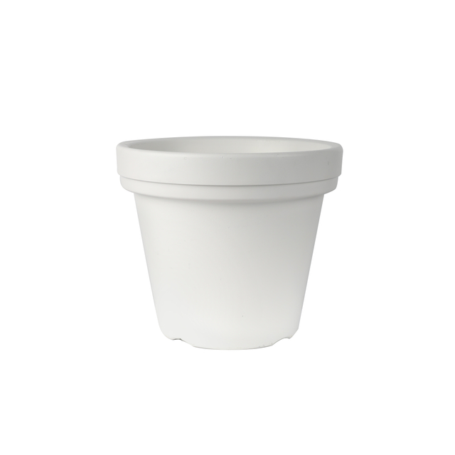 13 Inch HDPE Smooth Minimalist Nordic Flower Pot for Outdoor Garden