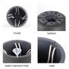 13 Inch PP Concrete Look Egg Shape Self-Watering Planter for Garden