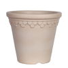 11 Inch HDPE Terracotta Look Roman Flower Pot for Balcony Patio