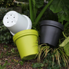 13 Inch HDPE Smooth Minimalist Nordic Flower Pot for Outdoor Garden