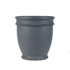 12 Inch HDPE Matte European Egg Shape Plastic Planter for Hotel Porch
