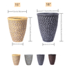 15 Inch HDPE Tall Stone Look Farmhouse Outdoor Planter for Terrace