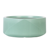 15 Inch HDPE Matte Ribbed Nordic Bowl Flower Pot for Garden