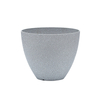 9 Inch EB Concrete Look Minimalist Plastic Planter for Office Desk