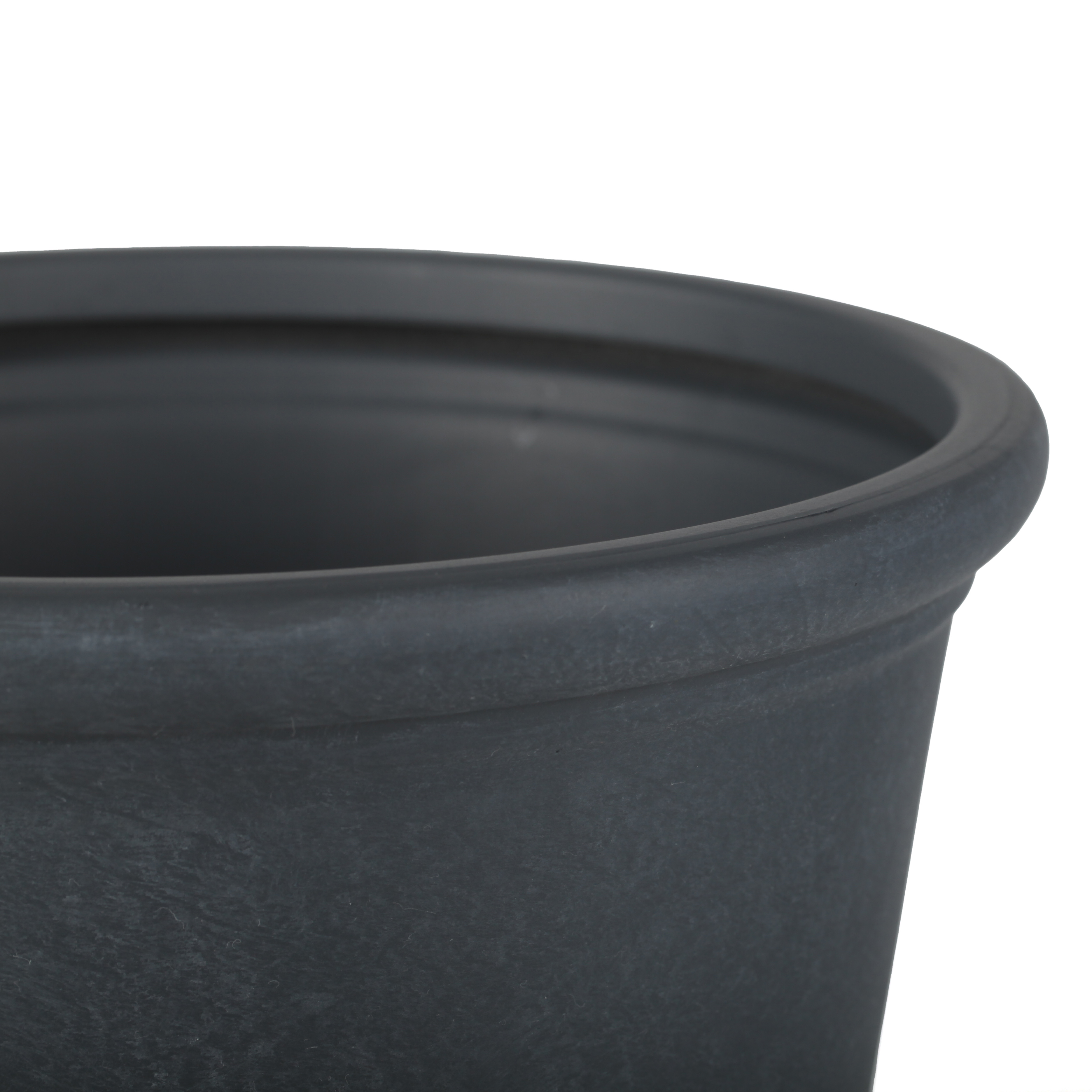12 Inch HDPE Industrial Tall Plastic Planter for Commercial Entrance
