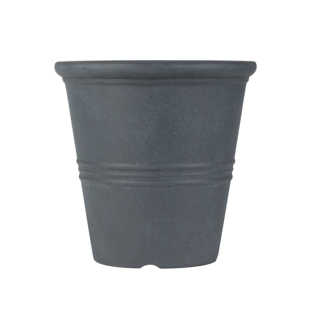 12 Inch HDPE Industrial Tall Plastic Planter for Commercial Entrance