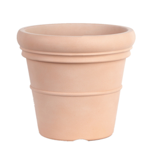 9 Inch HDPE Terracotta Look Roman Plastic Planter for Garden Patio
