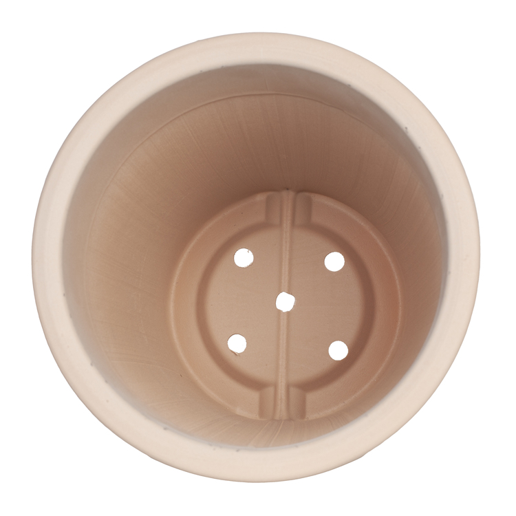 11 Inch HDPE Terracotta Look Roman Flower Pot for Balcony Patio