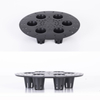 13 Inch PP Concrete Look Egg Shape Self-Watering Planter for Garden