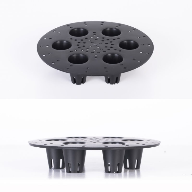13 Inch PP Concrete Look Egg Shape Self-Watering Planter for Garden