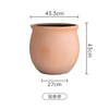 17 Inch HDPE Matte Sphere Flower Pot for Large Public Space