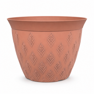 12-Inch EB Matte European Vintage Decorative Planter for Garden