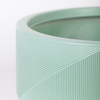 15 Inch HDPE Matte Ribbed Nordic Bowl Flower Pot for Garden