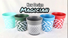 9 Inch PP Concrete Look Modern Plastic Planter for Balcony Display