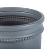 12 Inch HDPE Matte European Egg Shape Plastic Planter for Hotel Porch