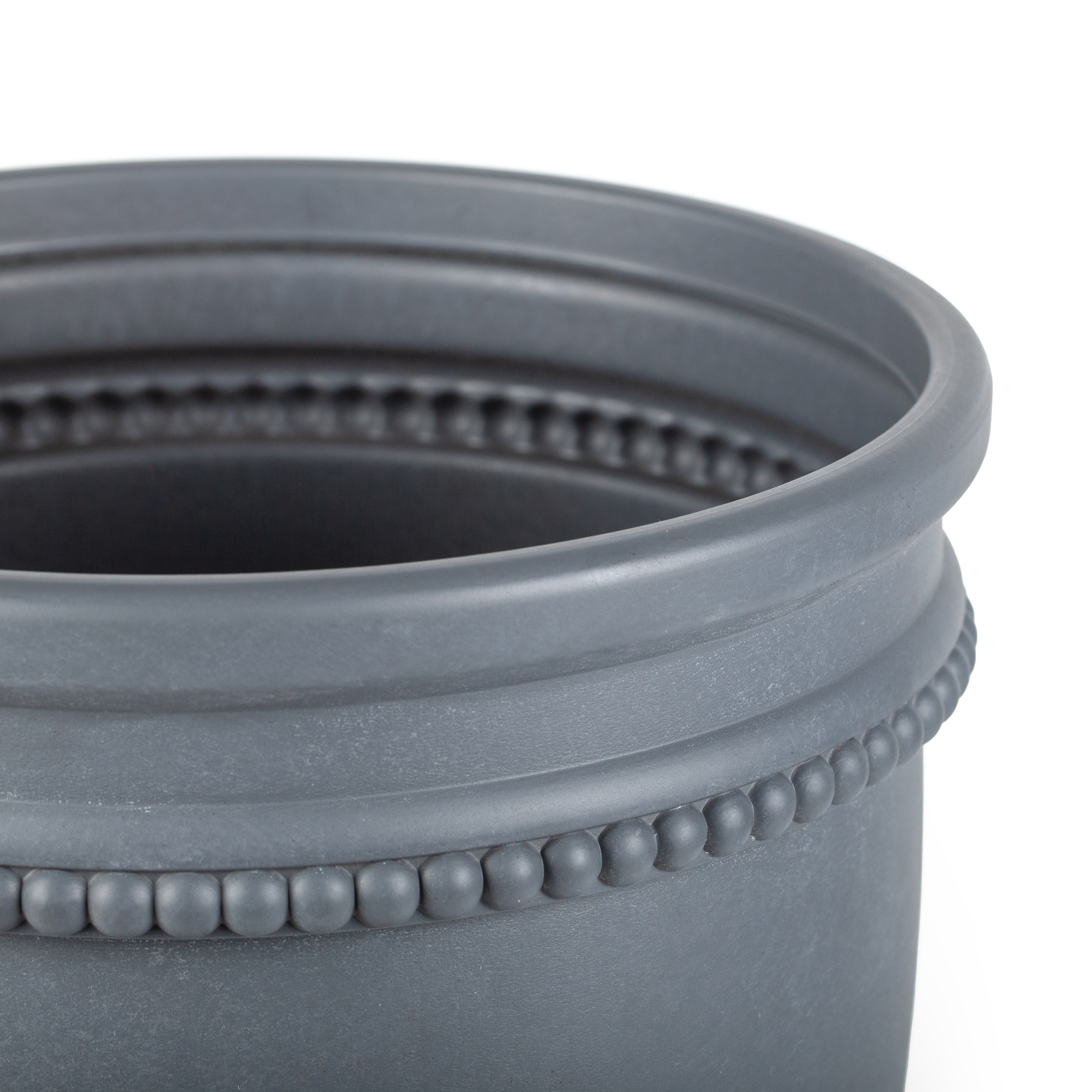 12 Inch HDPE Matte European Egg Shape Plastic Planter for Hotel Porch