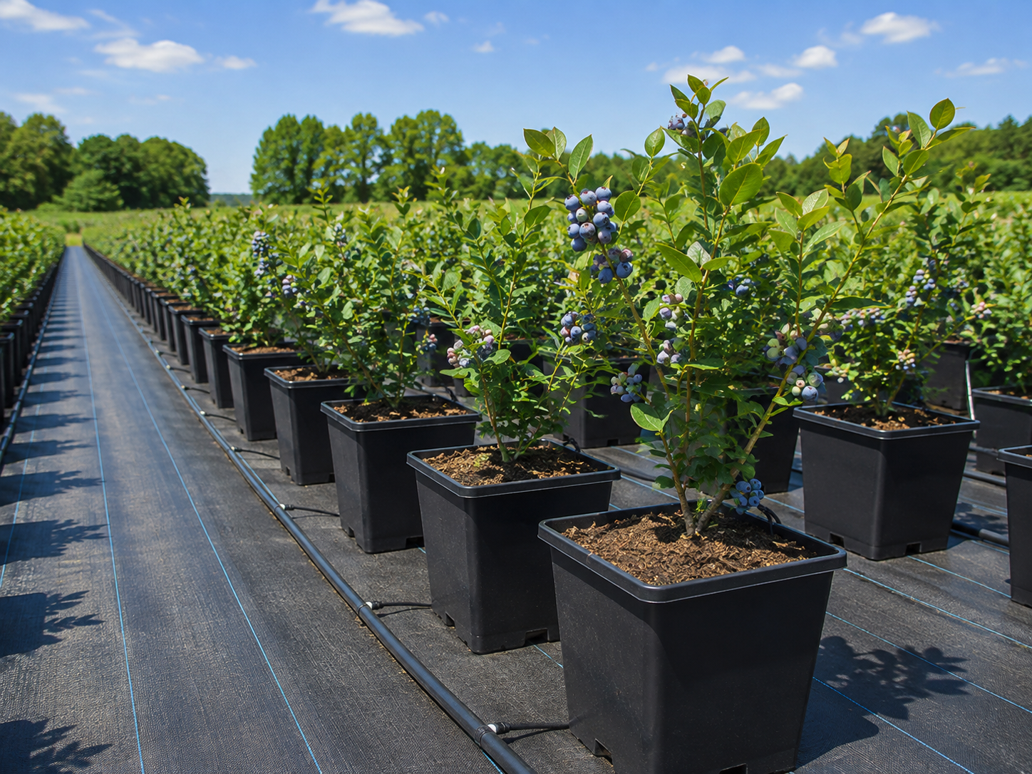 Blueberry Container Growing